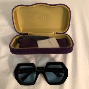 Gucci Oversized Octagonal Sunglasses